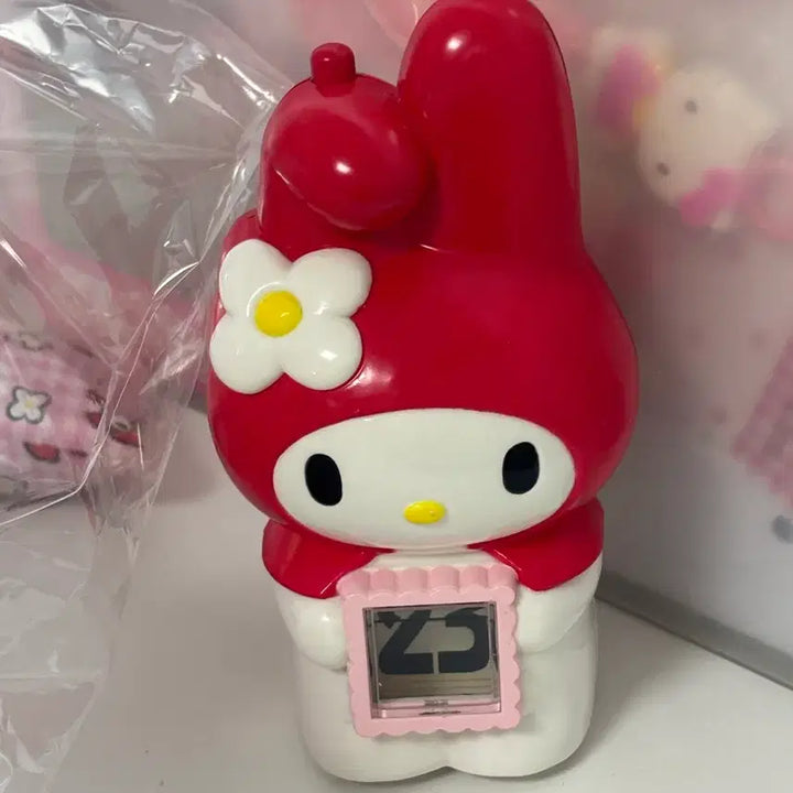 [BUNJANG] Vintage My Melody Perpetual Calendar &amp; Swing/Basket Dolls Bundle Set / (택포) 고전 빨간마이멜로디 빨마 만년달력 그네인형 바구니마멜 일괄세트