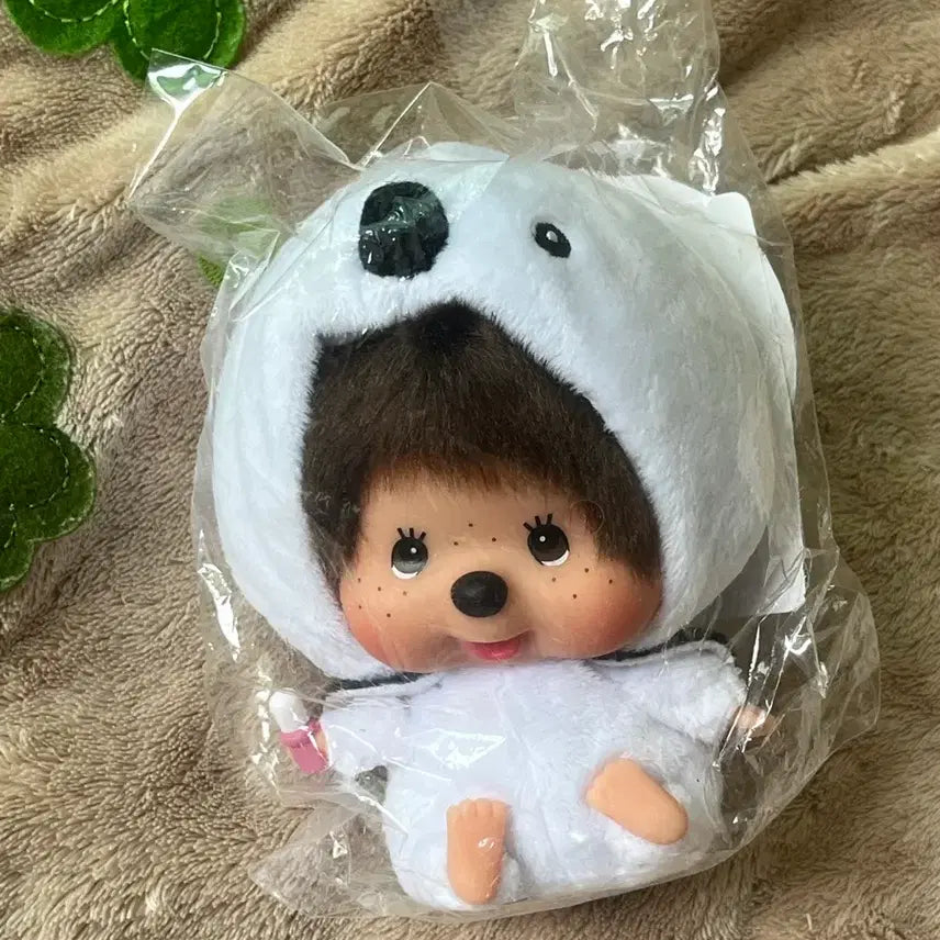 [BUNJANG] Baepsae Monchhichi Plush Toy / 뱁새 몬치치