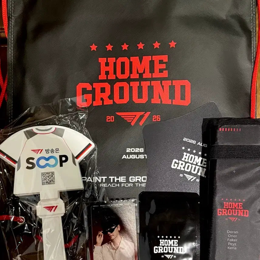 [BUNJANG] T1 Home Ground Day 1 Bundle Set (Unsealed) / T1 티원 홈그라운드 Day 1 특전 일괄