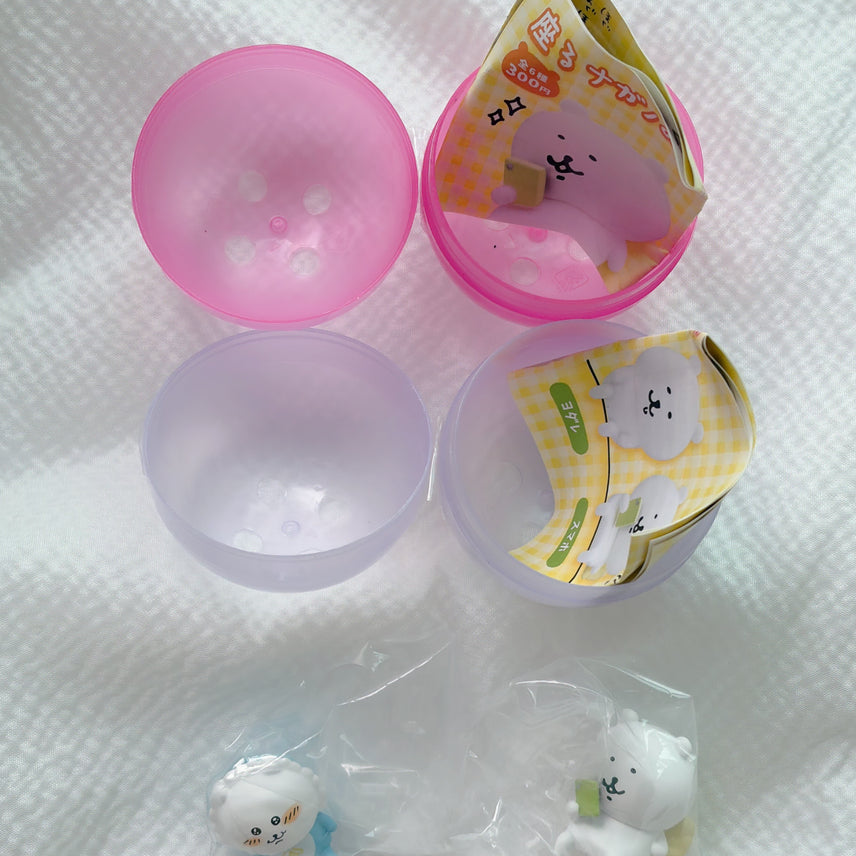 [BUNJANG] Nagano Authentic Nodding Bear Gachapon Mini Figure Keychain Set / [미개봉] 나가노 정품 농담곰 가챠 담곰이 미니 피규어 키링 메지루시 치이카와 먼작귀 우사기 하치와레