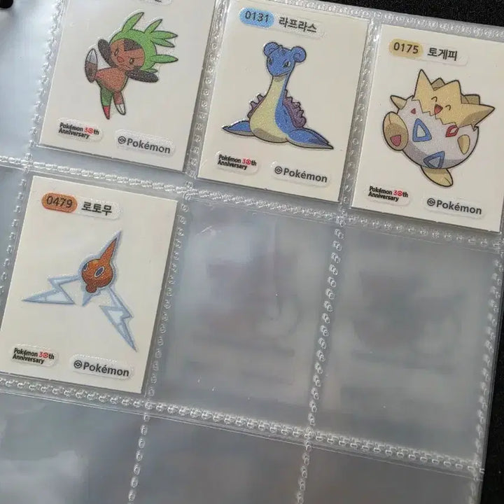 [BUNJANG] Pokemon 30th Anniversary Season 5 Lenticular Sticker - Lucario / 포켓몬 30주년 시즌5.루카리오.30로고 띠부씰