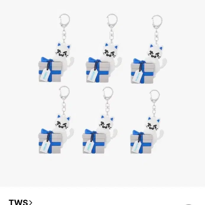 [BUNJANG] TWS Sodasoda Japan Nyan Cat Keyring / 투어스 일본 소다소다 투냥이 선물 키링(한진)