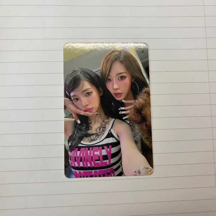 [BUNJANG] Aespa Kiss N Tell Warner Music Audiz Karina Giselle Photocard / 에스파 kiss n tell 워너뮤직 아우디즈 카리나 지젤