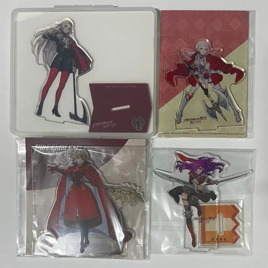 [BUNJANG] Fire Emblem: Three Houses Edelgard Acrylic Standee Set / 파이어 엠블렘 풍화설월 에델가르트 아크릴 스탠드