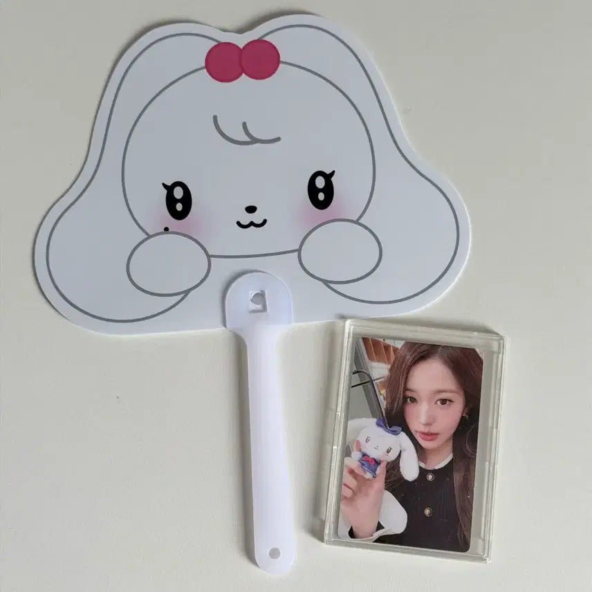 [BUNJANG] IVE MiniVE Popup POB Jang Wonyoung Photocard Fan (Sealed) / 아이브 미니브 팝업 특전 장원영 포카 부채 미개봉 양도