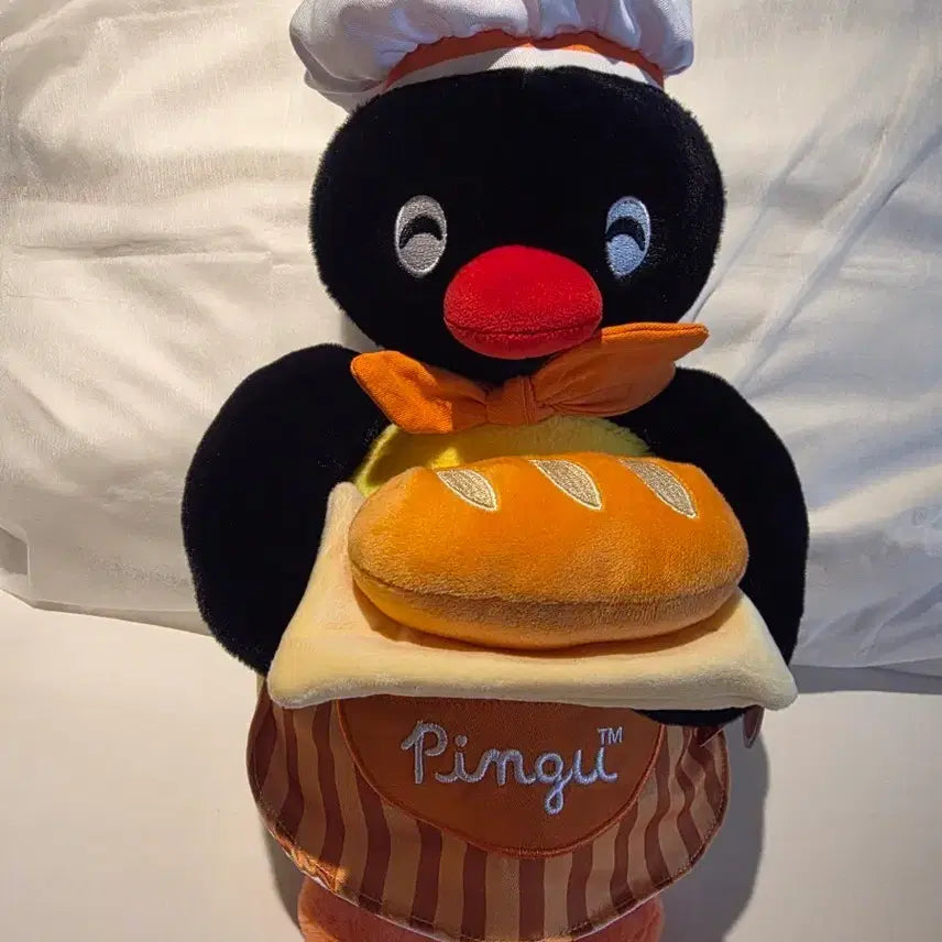[BUNJANG] Pingu Bakery Baker Pingu Keyring Figure / 새상품) 핑구 베이커리 제빵사 인형 핑가 키링 피규어