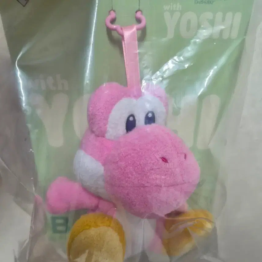 [BUNJANG] Yoshji Ichiban Kuji B Prize Pink Yoshi Mascot / 덤드림) 요시 제일복권 B상 핑크 요시 마스코트 요시쿠지