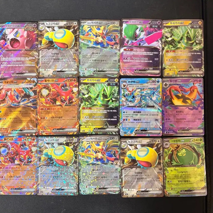 [BUNJANG] Pokemon Card Collection Japanese, Korean, Chinese Editions (36 Cards) / 포켓몬 카드 일어판, 한국판 RR모음집(36장)