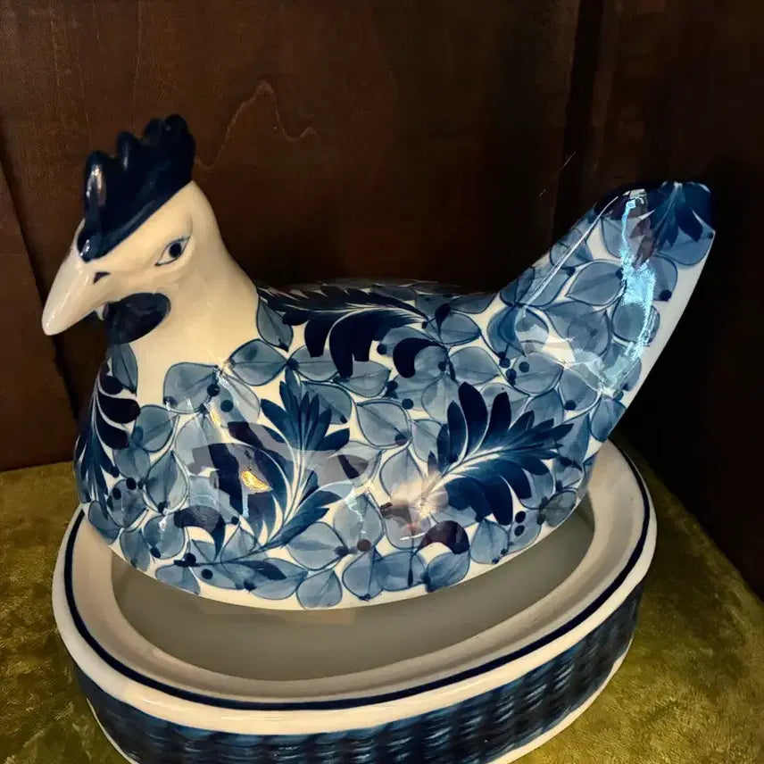 [BUNJANG] French Ceramic Chicken Figurine / 프랑스도자기닭