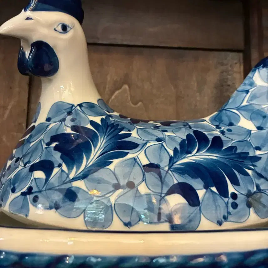 [BUNJANG] French Ceramic Chicken Figurine / 프랑스도자기닭