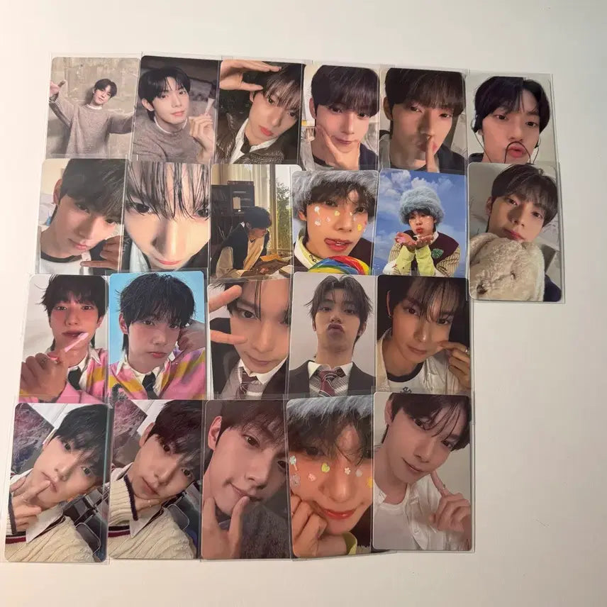 [BUNJANG] Choi Riwoo Boys Planet Sugar High Photocard Bundle Set / 최립우 보이즈플래닛 슈가하이 포카 22장 일괄 양도
