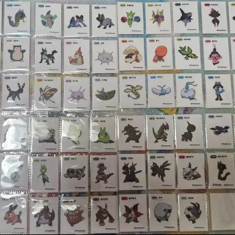 [BUNJANG] Pokemon Stickers Collection - Season 1 Full Set / 포켓몬 띠부씰 시즌1 전종 판매