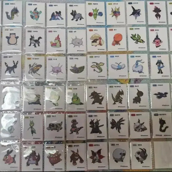 [BUNJANG] Pokemon Stickers Collection - Season 1 Full Set / 포켓몬 띠부씰 시즌1 전종 판매