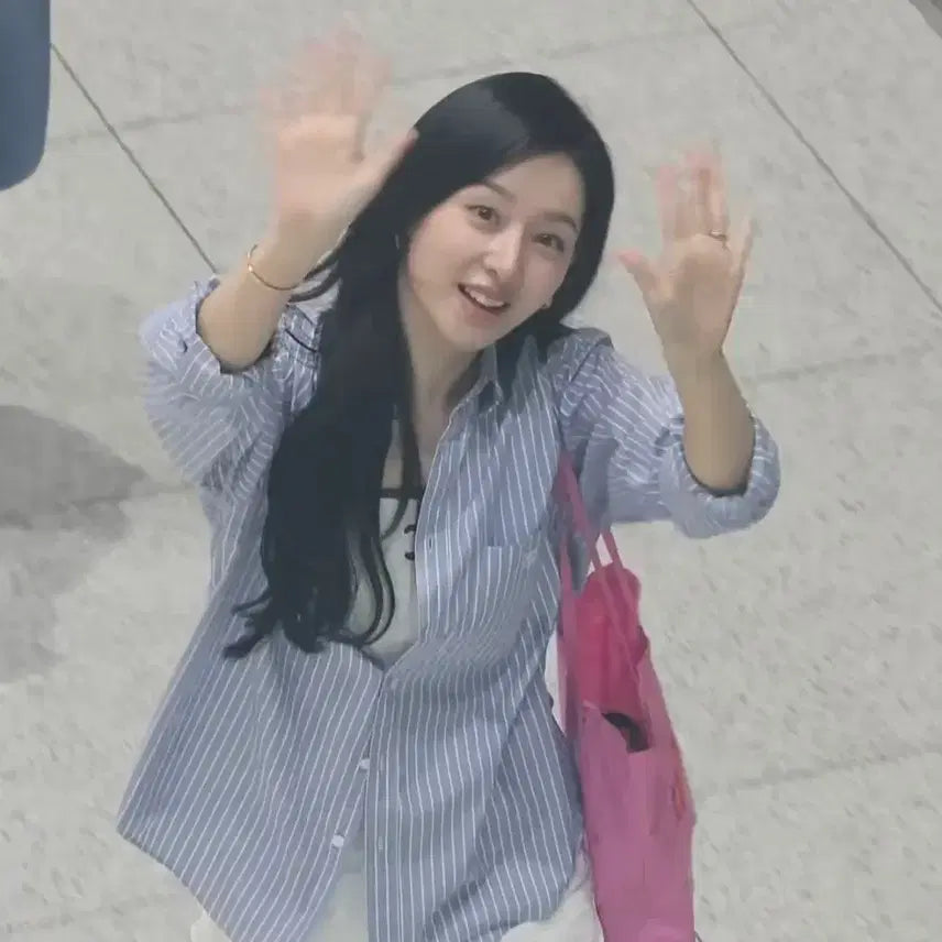 [BUNJANG] Kim Jiwon Pink Eco Bag / 김지원 핑크 에코백 판매