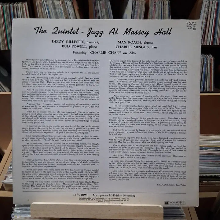 [BUNJANG] The Quintet "Mint Jazz Masterpiece" LP Vinyl Record / 민트 재즈 명반 소장가치 THE QUINTET LP 할인