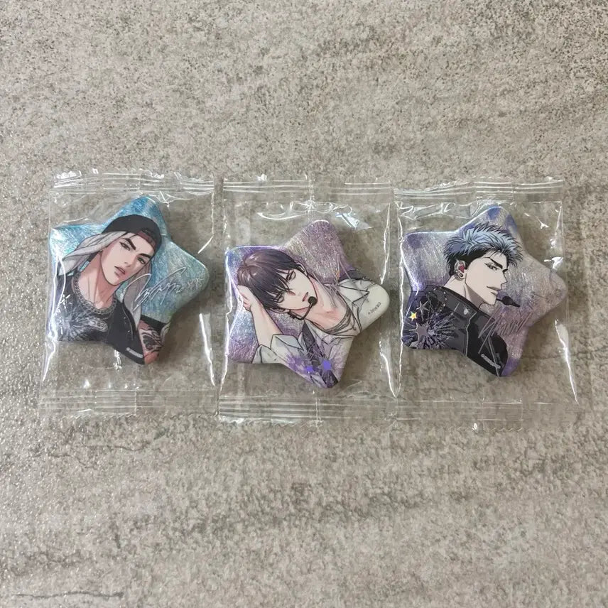 [BUNJANG] Sparkles Badge Bundle Set - Jinx, Chashu, Shinwei / 스파클즈 뱃지 일괄 판매 징크스 주재경 사랑은 환상 차시우 R2R 알투알 신위