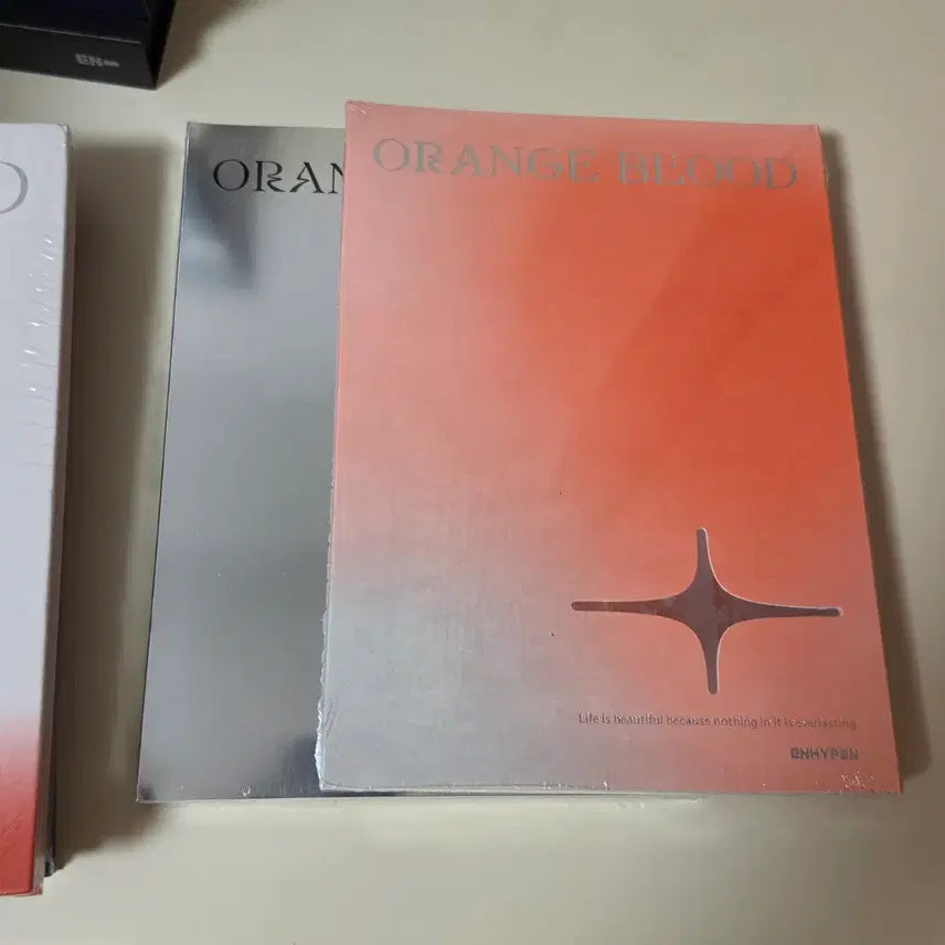 [BUNJANG] ENHYPEN Orange Blood Standard Edition Album Set (Sealed) / 엔하이픈 오렌지블러드 미개봉앨범 일반반 세트