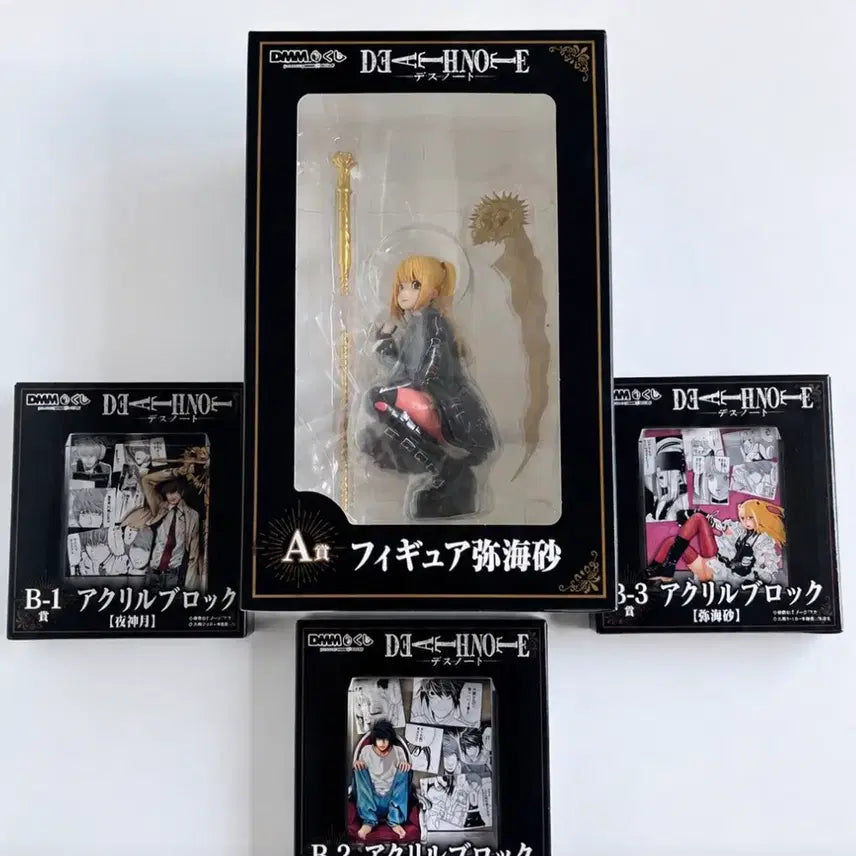 [BUNJANG] Death Note A-Prize Misa Figure &amp; B-Prize Acrylic Stand Bundle Set / 데스노트 DEATH NOTE 미사 A상 DMM피규어, B상 아크릴 일괄