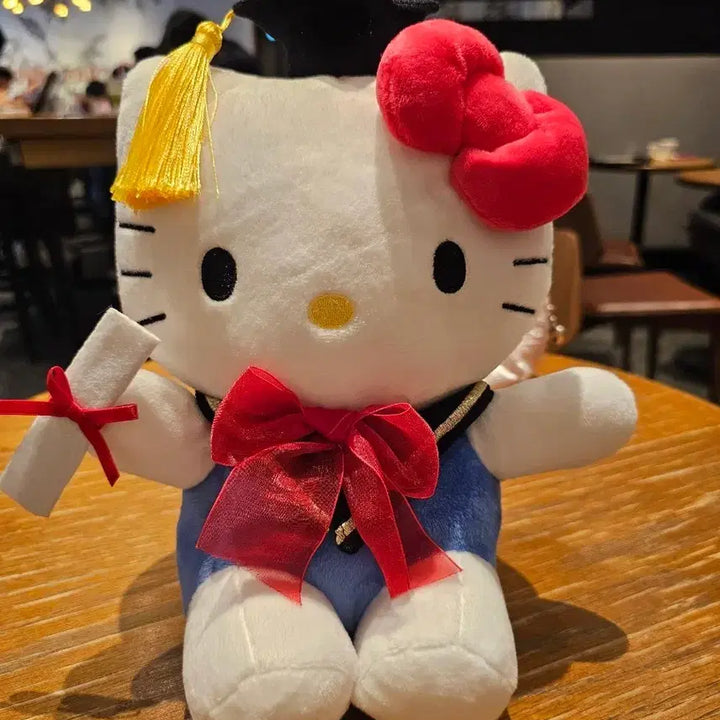 [BUNJANG] Hello Kitty Graduation Cap Plush Doll / 헬로키티 학사모 인형