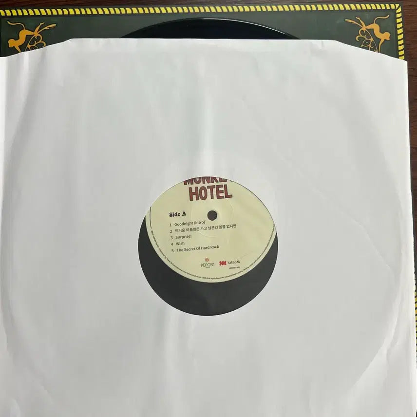 [BUNJANG] Jannabi Monkey Hotel 1st Album LP Black Vinyl / 잔나비 1집 몽키호텔 LP 블랙