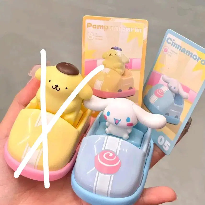 [BUNJANG] Sanrio Cinnamoroll Bumper Car Figure / [소장품] 산리오 랜덤 피규어 > 시나모롤 범퍼카 피규어