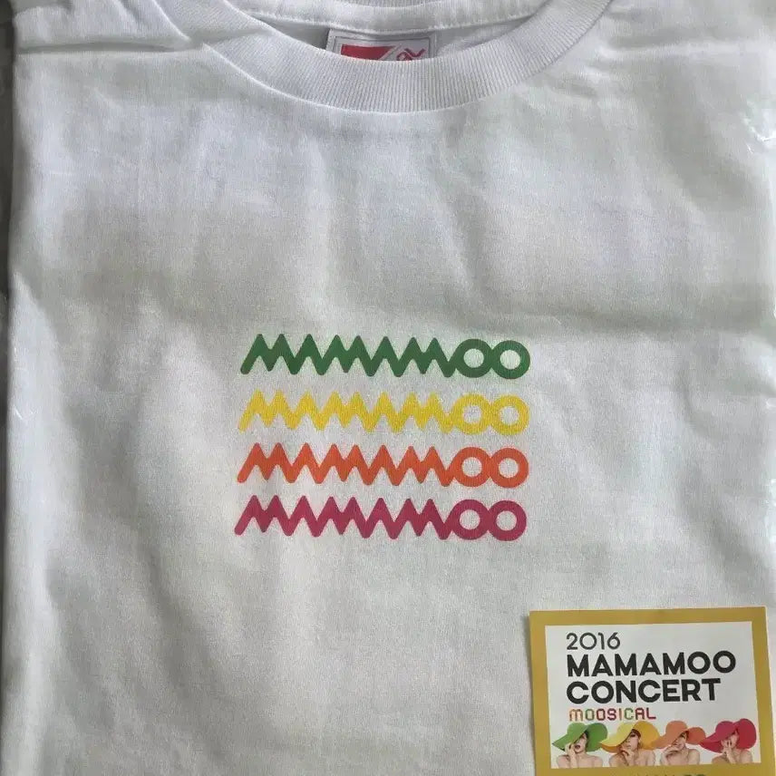 [BUNJANG] MAMAMOO 2016 Musical Concert Goods T-shirt S Sealed / 마마무 2016 무지컬 콘서트 굿즈 티셔츠 S 미개봉