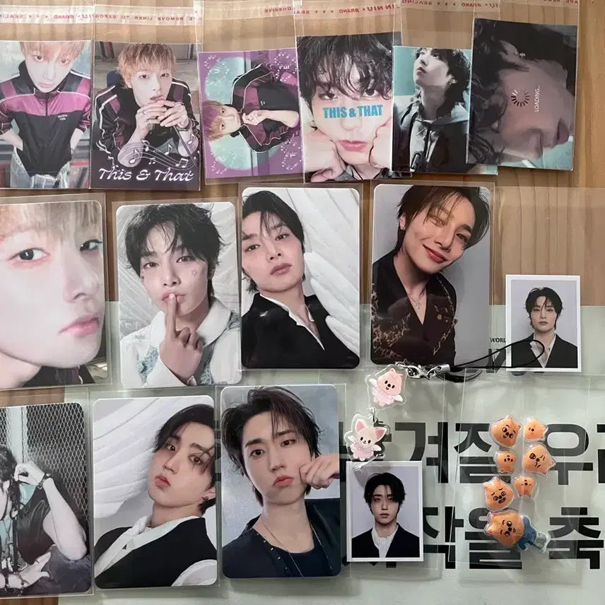 [BUNJANG] Stray Kids HAN I.N. BboBboz Photocard Bundle Set / 스트레이키즈 한&amp;아이엔 뽀뽀즈 포카일괄