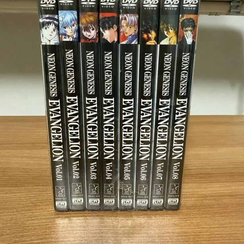 [BUNJANG] Neon Genesis Evangelion TV Edition DVD Vol.1-8 Complete Set (Unsealed) / [제목][미개봉/새상품] 신세기 에반게리온 TV판 DVD Vol.1~8 전권 세트