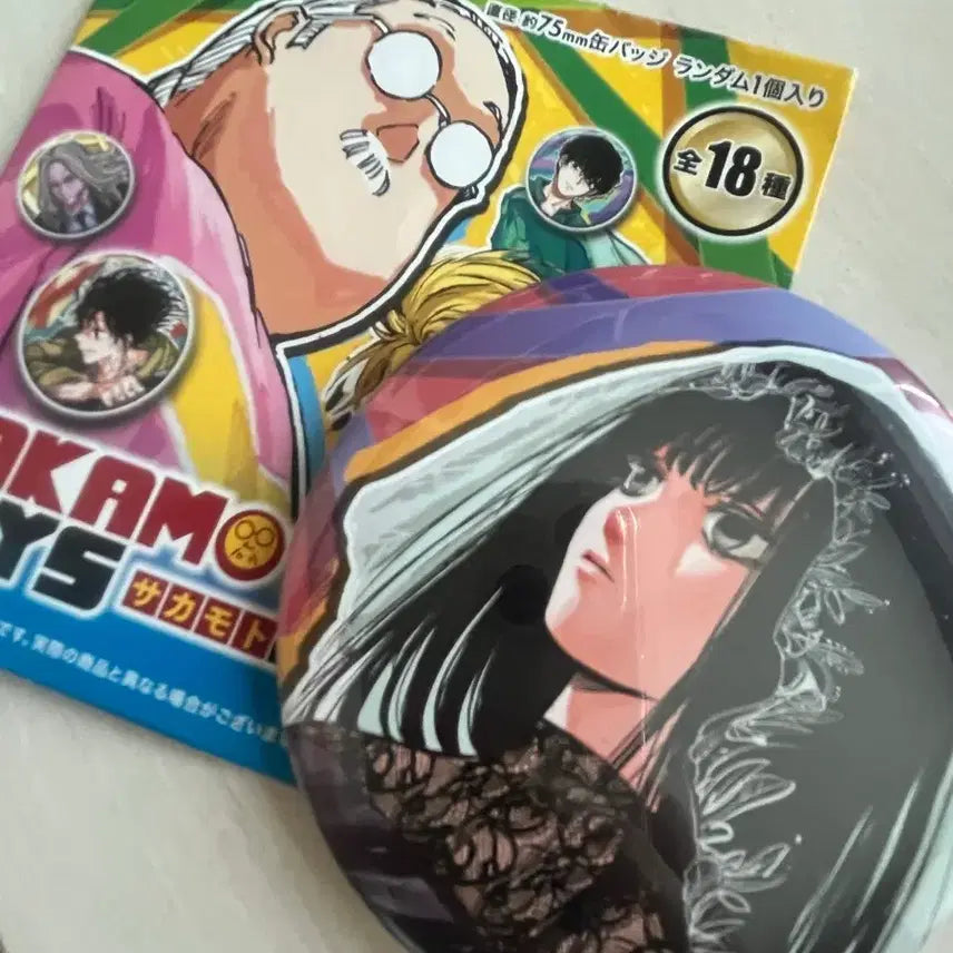 [BUNJANG] Sakamoto Days Can Badge Osaragi / 사카모토 데이즈 캔뱃지 오사라기