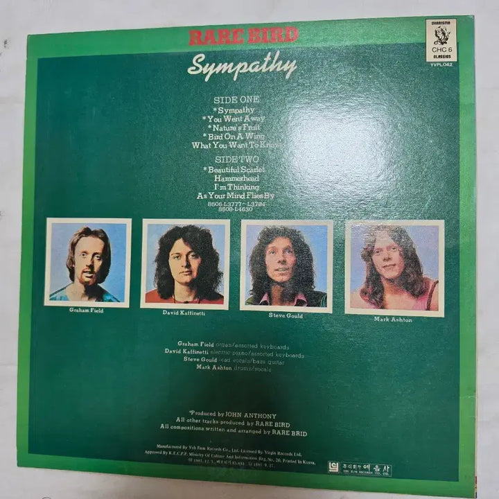 [BUNJANG] Rare Bird Sympathy LP / 레어 버드 Sympathy LP