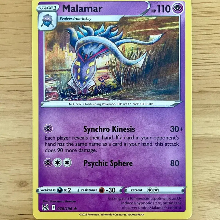 [BUNJANG] Pokemon Card Kalanamero 078/196 Illustration by Tomokazu Komiya (North America) / 북미 포켓몬카드 코미야 토모카즈 일러 칼라마네로 078/196