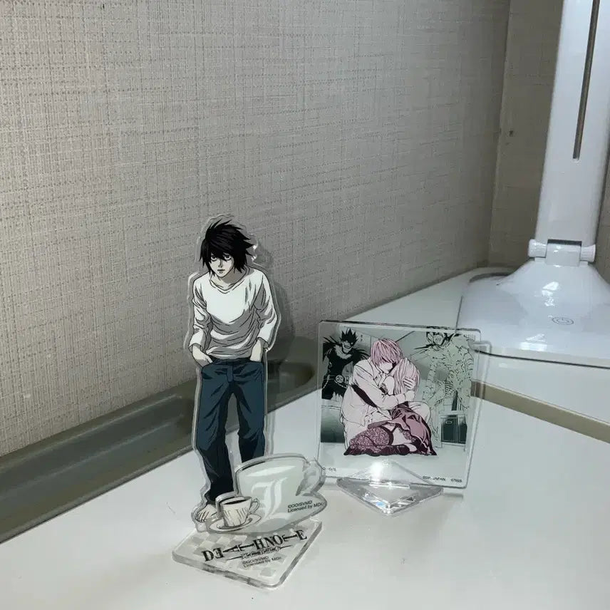 [BUNJANG] Death Note L, Misa, Light Acrylic Stand Bundle Set / 데스노트 엘 미사 라이토 아크릴 일괄