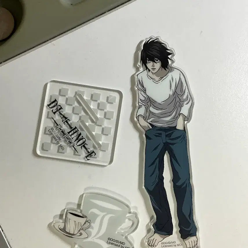 [BUNJANG] Death Note L, Misa, Light Acrylic Stand Bundle Set / 데스노트 엘 미사 라이토 아크릴 일괄