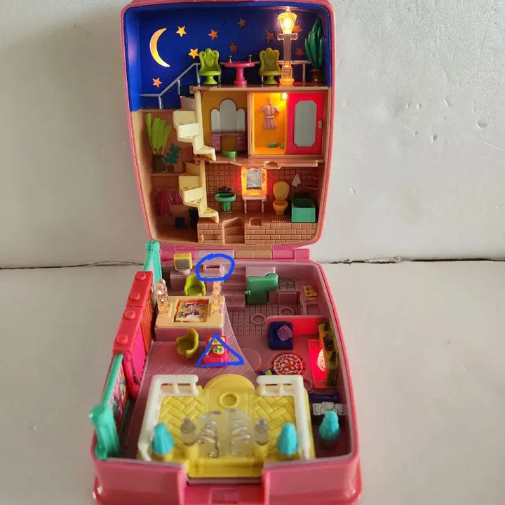[BUNJANG] 1994 Polly Pocket Star Bright Dinner Complete Vintage Toy / 1994 폴리포켓 star bright dinner