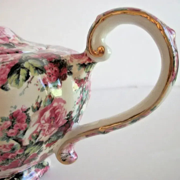 [BUNJANG] Arthur Wood &amp; Sons Rose Chintz Teapot / 레어템 아서우드앤손 로즈친즈 티팟