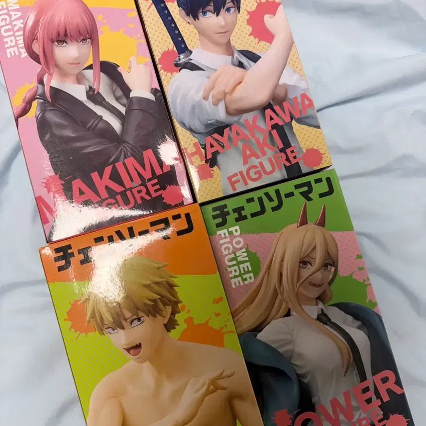 [BUNJANG] Taito Chainsaw Man 4-Character Figure Set / 타이토 체인소맨 4종 일괄