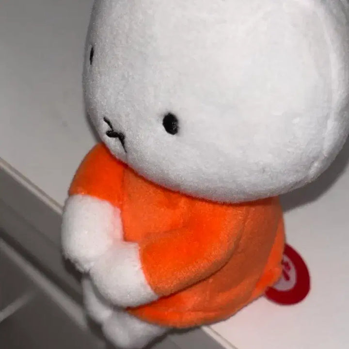 [BUNJANG] Miffy Sitting Plush Mascot Orange / 앉아있는 미피 인형 마스코트 오렌지