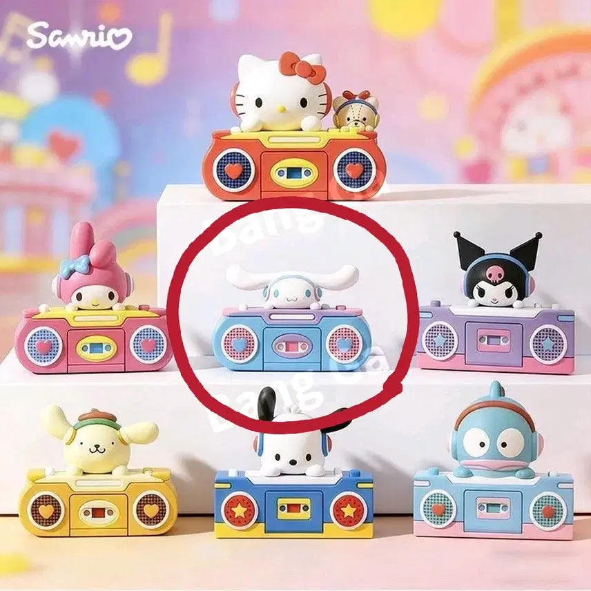 [BUNJANG] Sanrio Cinnamoroll Cassette Player Figure / [소장품] 산리오 랜덤 피규어 > 시나모롤 카세트 플레이어 피규어