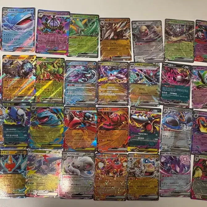 [BUNJANG] Pokemon Cards RR Bundle Set (49 pcs + 7 Duplicate) / 포켓몬카드 RR 49개 일괄