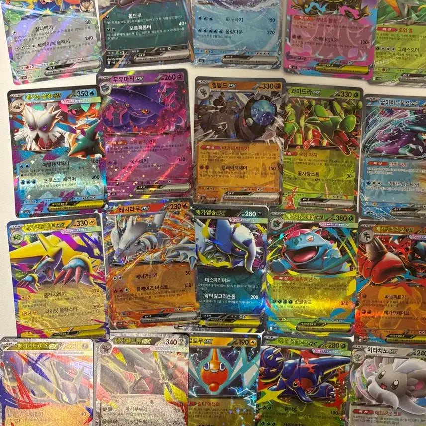 [BUNJANG] Pokemon Cards RR Bundle Set (49 pcs + 7 Duplicate) / 포켓몬카드 RR 49개 일괄