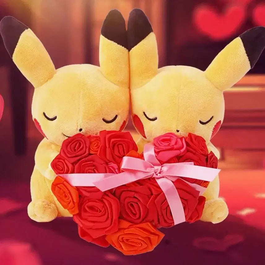 [BUNJANG] Pikachu Pochen Rose Card / 중국포센장미피카츄