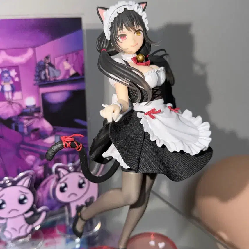 [BUNJANG] Date A Live Kurumi Nekonomi Maid Figure / 데이트어라이브 쿠루미 네코미미 메이드 피규어