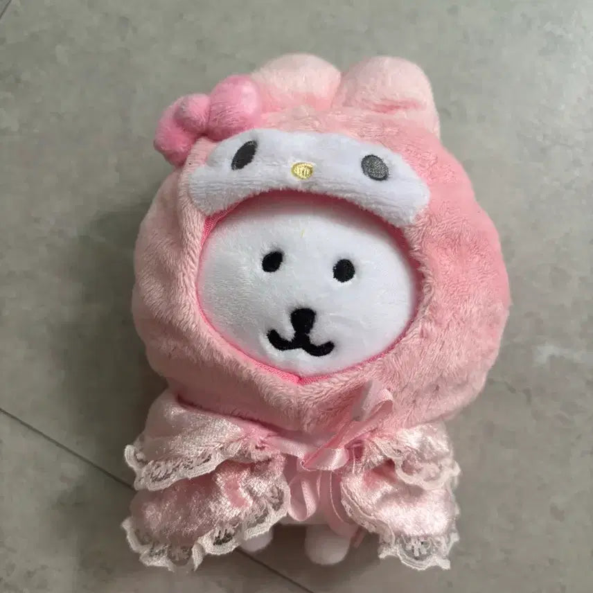 [BUNJANG] Sanrio My Melody Cape Outfit for 10cm Dolls / 10cm 인형옷 산리오 마이멜로디 케이프 누이