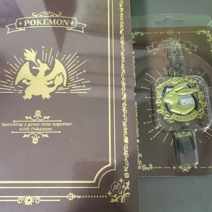 [BUNJANG] Pokemon Store Charizard Premium Leather Notebook + Eevee Metal Keychain Set / 포켓몬 스토어 (포스온) 리자몽 프리미엄 가죽노트+이브이 메탈키링