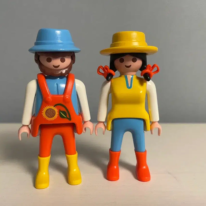 [BUNJANG] Playmobil Sunflower Farmer Couple (Used) / 중고 플레이모빌 해바라기 농부 커플