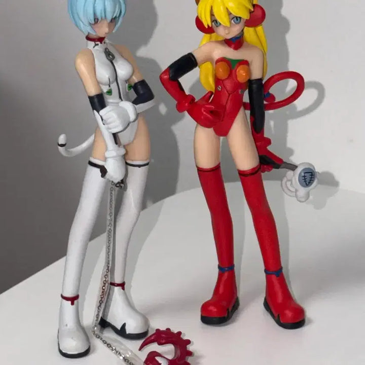 [BUNJANG] Evangelion Asuka &amp; Rei Gurren Lagann Classic Figure / 에반게리온 아스카 레이 그림록 고전 피규어