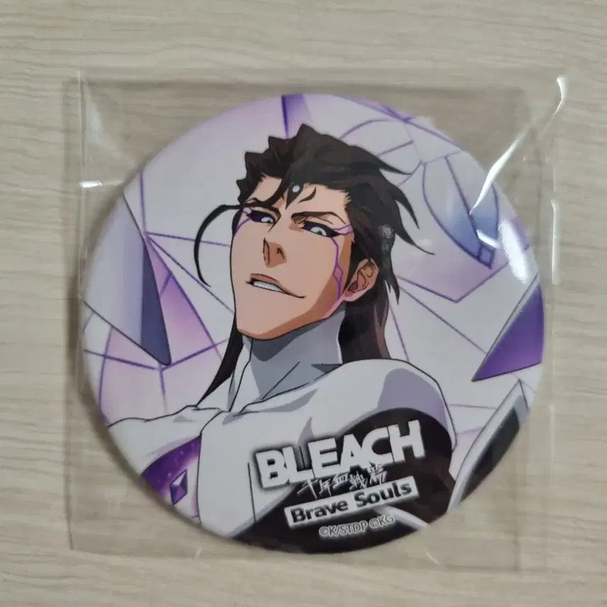 [BUNJANG] Bleach Aizen Sosuke B Ressou 6th Anniversary Can Badge / 블리치 아이젠 소스케 브레소루 6주년 캔뱃지