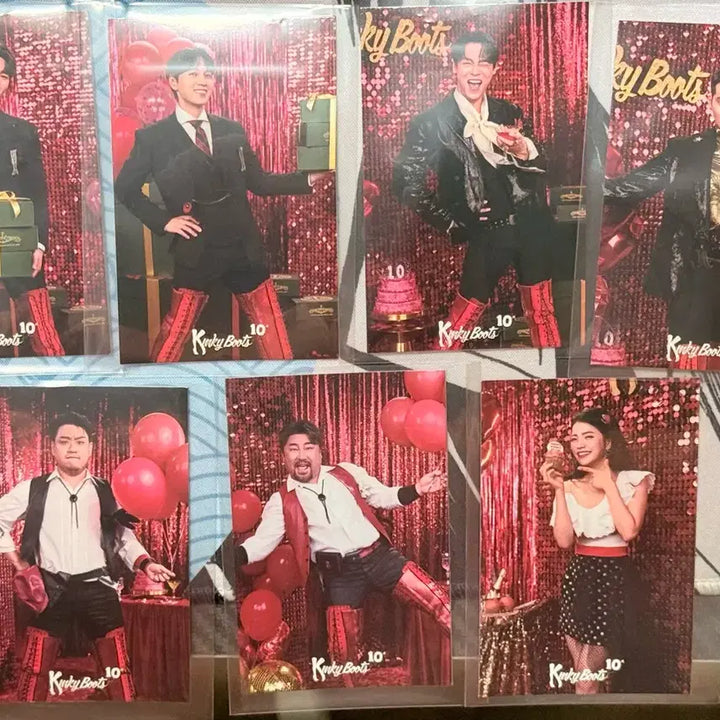 [BUNJANG] Kinky Boots 10th Anniversary Musical Lucky Charm Bundle Set / 뮤지컬 킹키부츠 10주년 행운부적 일괄