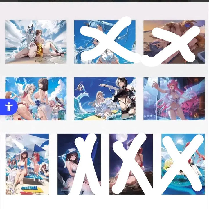 [BUNJANG] Goddess of Victory: Nikke Ichiban Kuji Chapter 8 Clear Poster Set (5 Types) / 새상품)니케 이치방쿠지 제일복권 챕터8 G상 클리어 포스터 5종 일괄