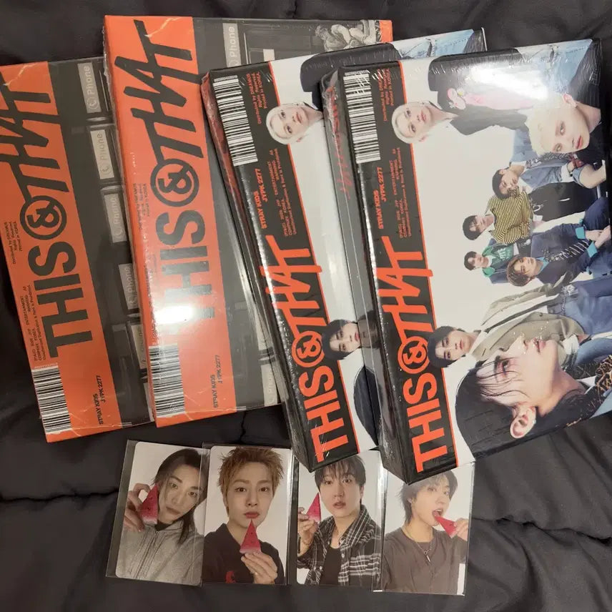 [BUNJANG] Stray Kids THIS &amp; THAT Sealed Album + Fans POB Bundle Set / 스키즈 THIS &amp; THAT 미개봉 앨범 + 팬즈 특전 양도